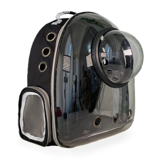 Portable Double-Shoulder Space Capsule Backpack for Cats and Pets