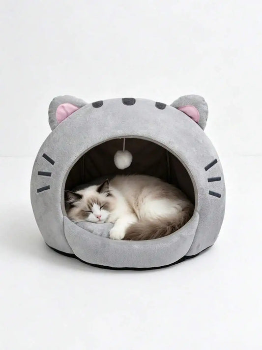 Cute Soft Cat Bed House for Small Medium Large Cats