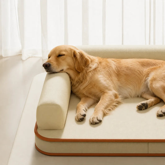 Large Dog Bed with Soft Cushion for Dogs and Cats