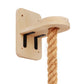 Wall-Mounted Cat Climbing Shelf with Sisal Scratching Post