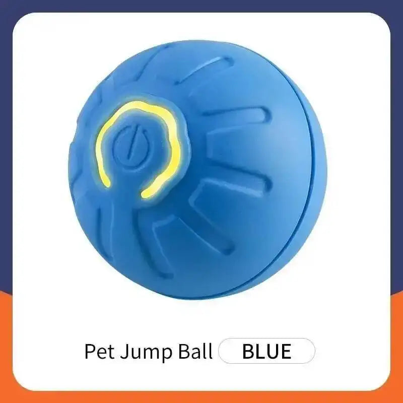 Smart Interactive Dog Toy Ball with USB Rolling RGB Lights