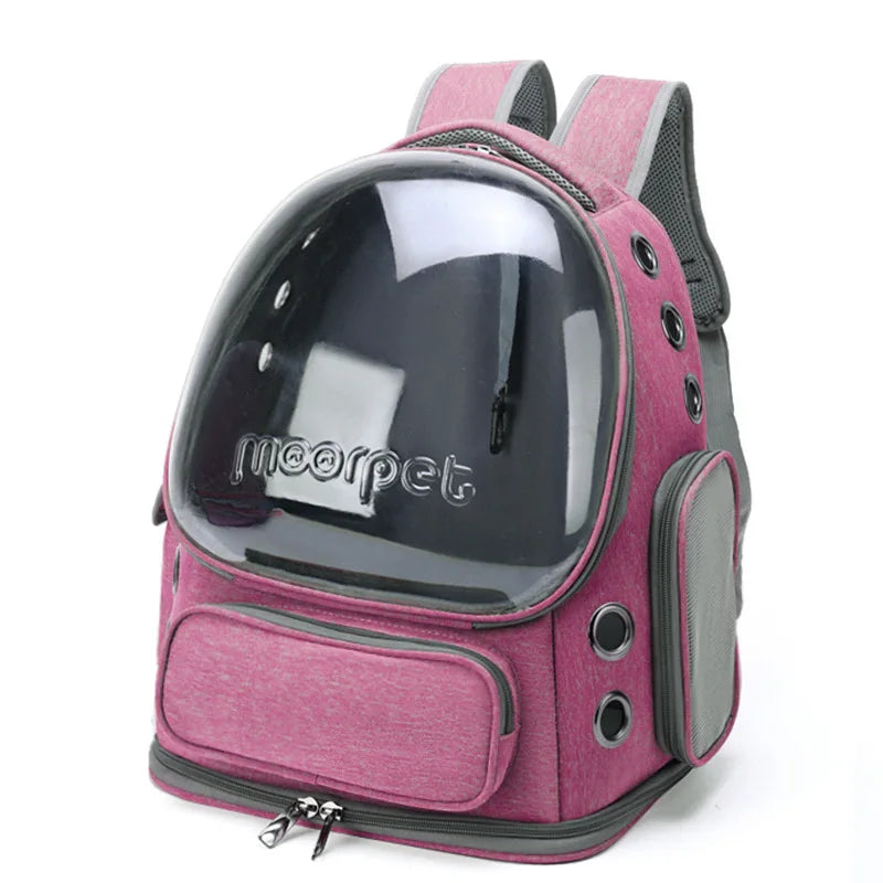 Transparent Pet Carrier Backpack for Cats and Small Dogs