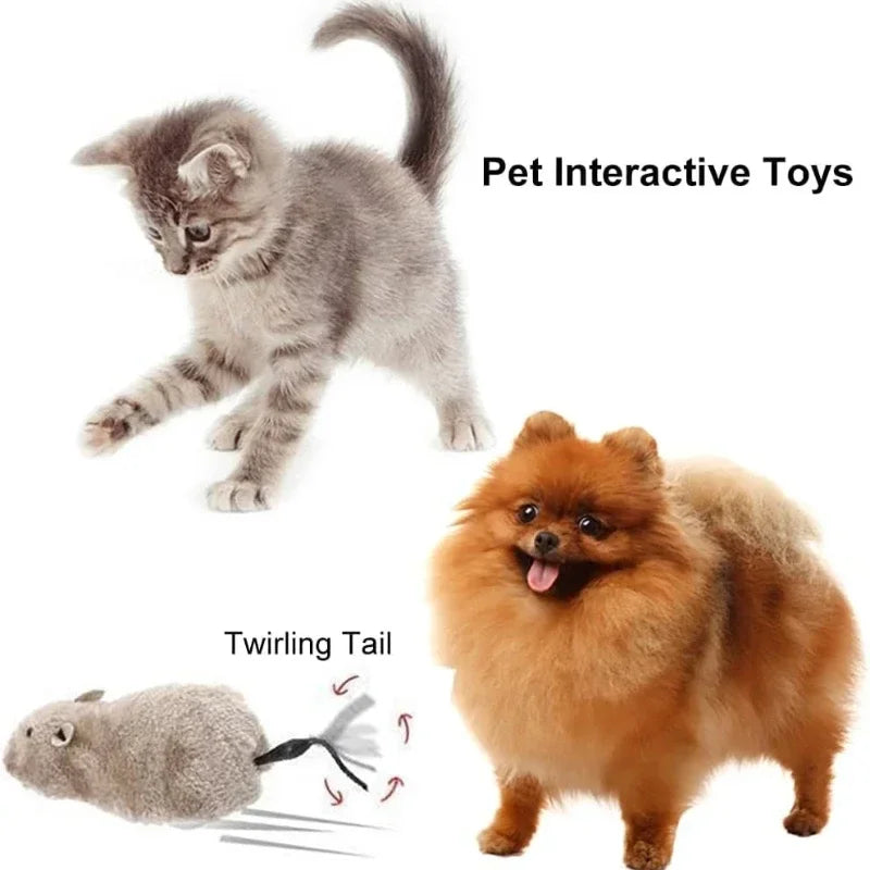 Automatic Swinging Tail Fan Toy for Cats and Dogs