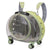 Transparent Pet Backpack Carrier with Wheels for Dogs and Cats