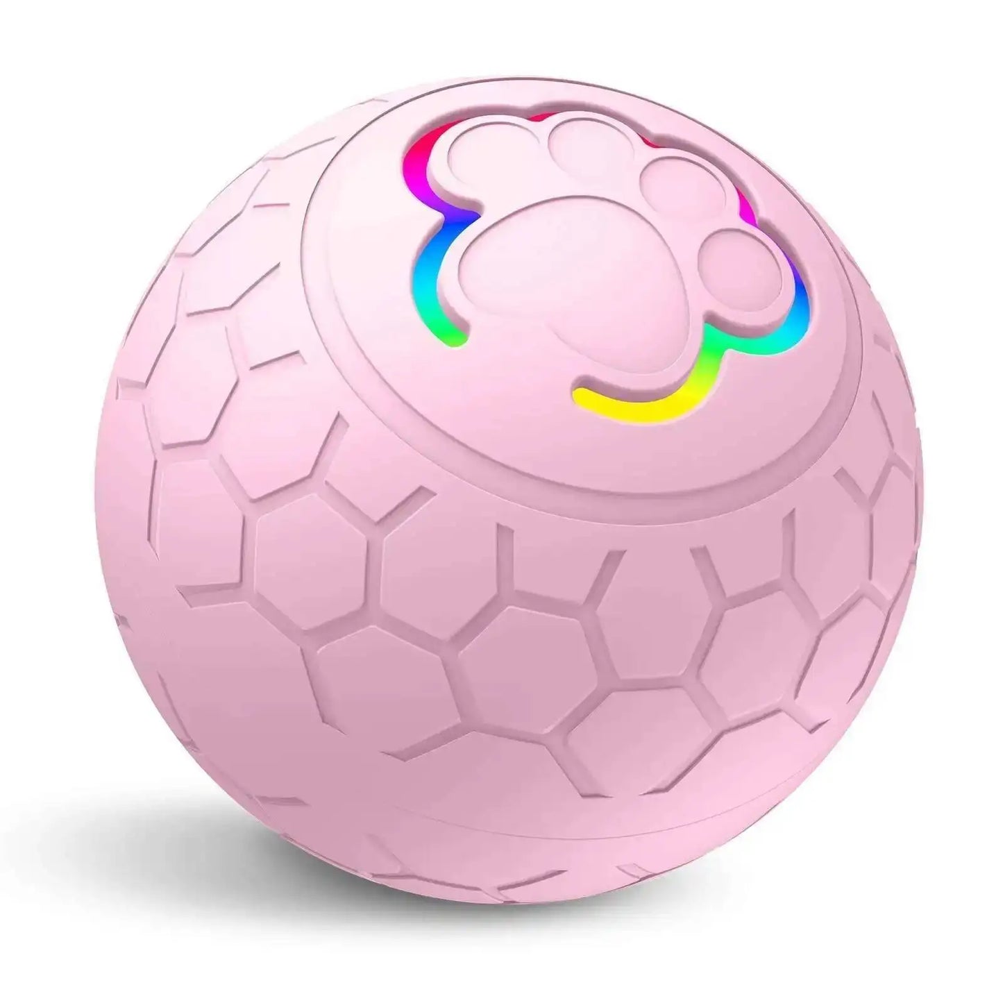 Smart Interactive Dog Toy Ball with USB Rolling RGB Lights
