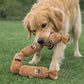Durable Plush Sausage Dog Chew Toy with Squeaky Sound