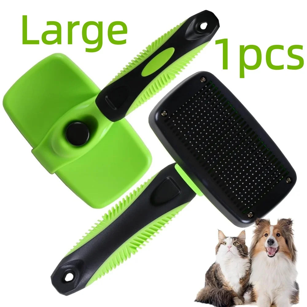 Cat Corner Scratcher & Self Grooming Brush with Catnip