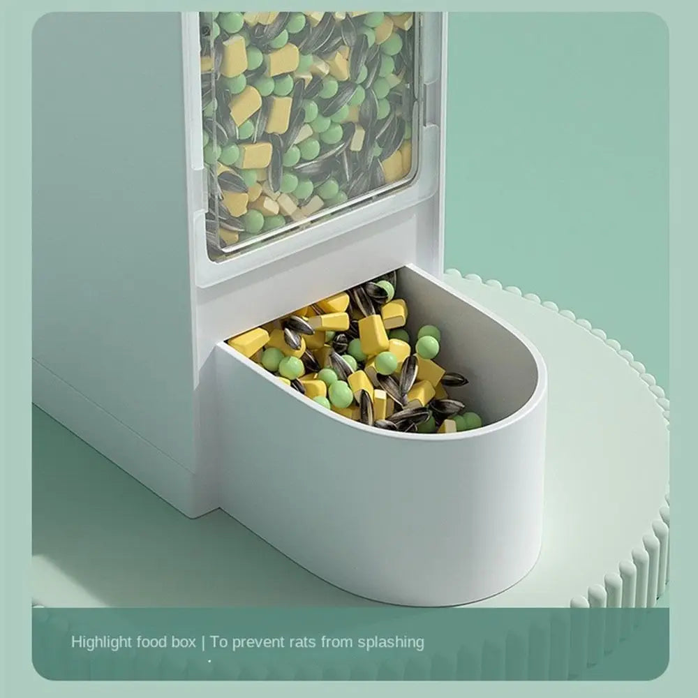 Leakproof Hamster Water Dispenser with Large Capacity Bottle
