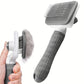 Self-Cleaning Pet Brush with Ergonomic Handle for Dogs Cats