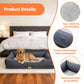 Extra Large Orthopedic Dog Bed with Soft Calming Bolster