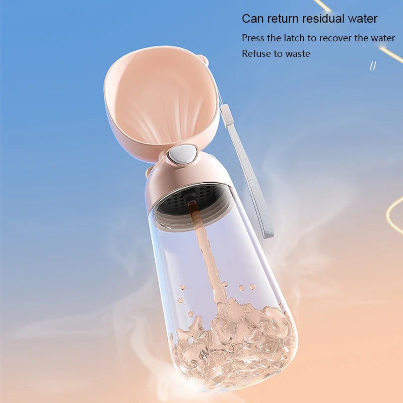 Portable Leakproof Dog Water Bottle for Outdoor Walking Adventures