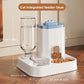 2-in-1 Automatic Pet Feeder and Water Dispenser for Dogs Cats