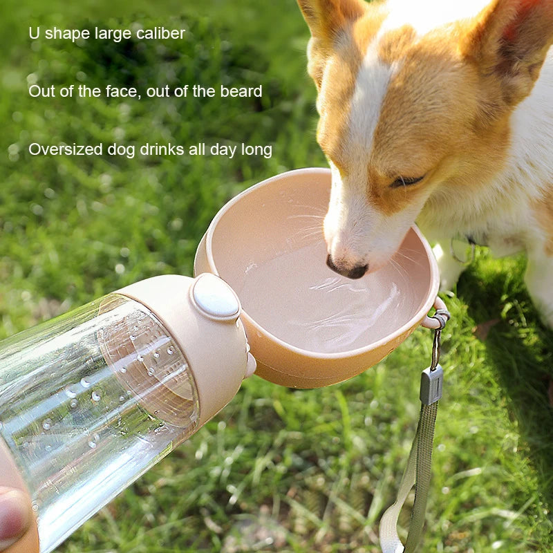 Portable Leakproof Dog Water Bottle for Outdoor Walking Adventures