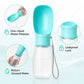 Portable Travel Pet Water Bottle with Integrated Drinking Bowl