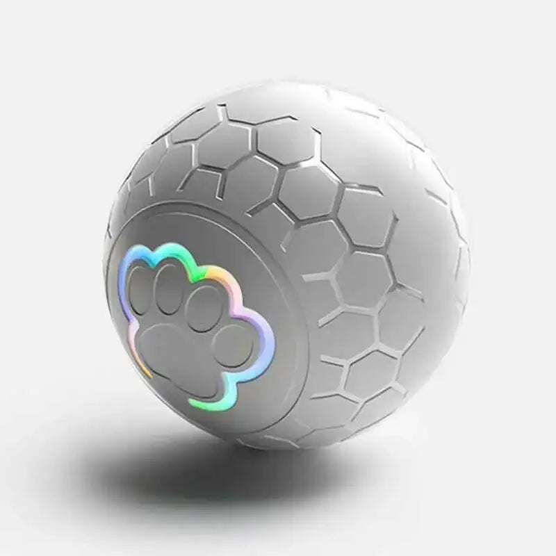 Smart Interactive Dog Toy Ball with USB Rolling RGB Lights