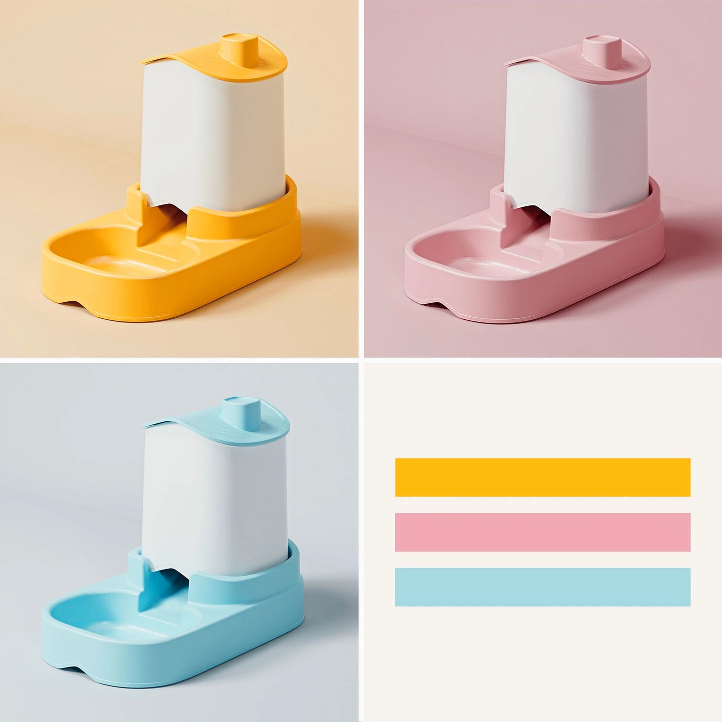 Multifunctional Pet Water Fountain and Food Feeder Combo