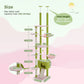 Adjustable Floor-to-Ceiling Cat Tree with Hammock and Condo