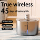 4L Wireless Stainless Steel Pet Water Fountain with Sensor