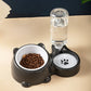 2-in-1 Pet Food and Water Bowl for Cats