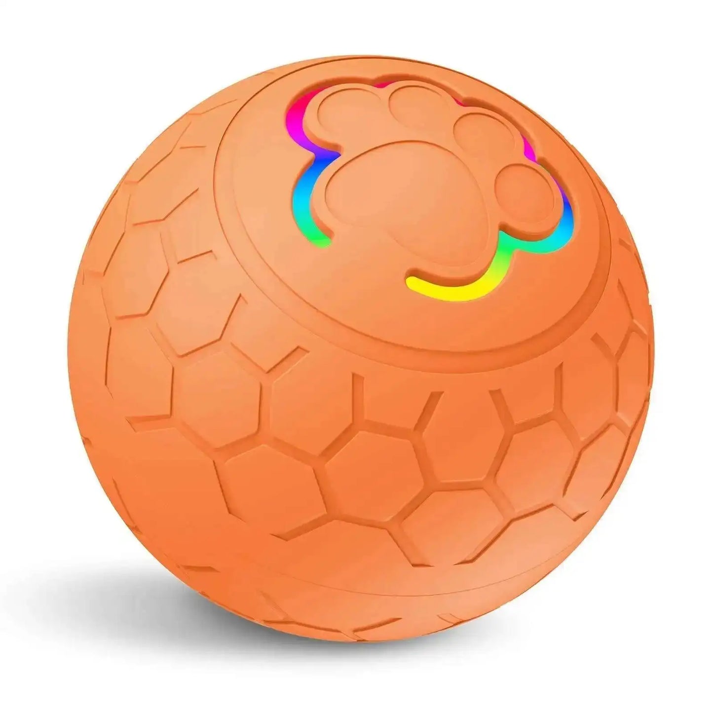 Smart Interactive Dog Toy Ball with USB Rolling RGB Lights