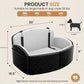 Memory Foam Dog Car Seat for Medium and Large Dogs