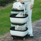 Double-Layer Cat Trolley Carrier with Wheels for Two Cats