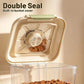Large Transparent Pet Food Storage Container with Scoop