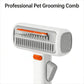 2-in-1 Cat Comb for Dematting and Deshedding Loose Fur