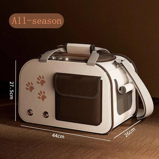 Foldable Portable Pet Carrier Shoulder Bag for Small Dogs Cats