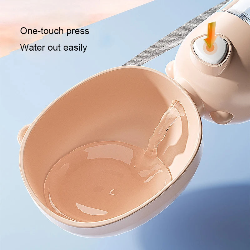 Portable Leakproof Dog Water Bottle for Outdoor Walking Adventures