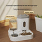 2-in-1 Automatic Pet Feeder and Water Bowl for Cats