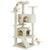 54-Inch Multi-Level Cat Tree Tower with Scratching Posts