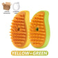 3-in-1 Electric Steam Cat Brush for Massage and Hair Removal