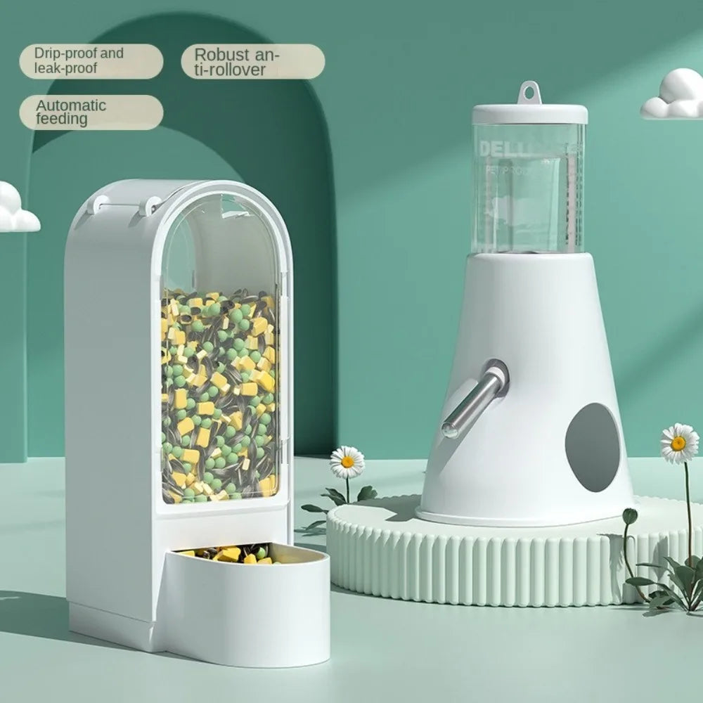 Leakproof Hamster Water Dispenser with Large Capacity Bottle