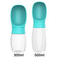 Portable Travel Pet Water Bottle with Integrated Drinking Bowl