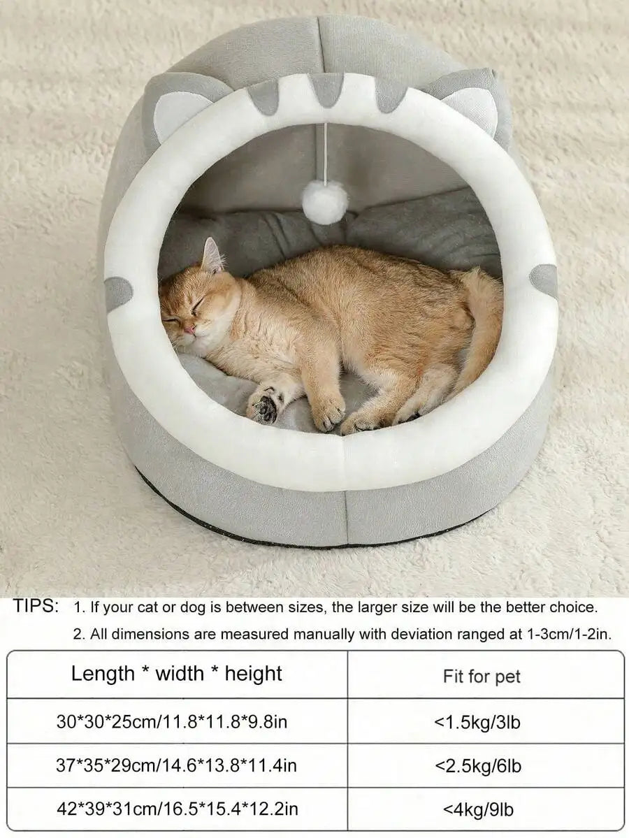 Soft Breathable Cat Bed House for Small Large Cats