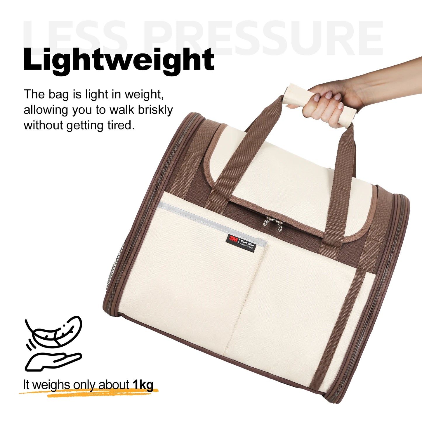 Large Dog Carrier Backpack for Pets Up to 9KG Travel