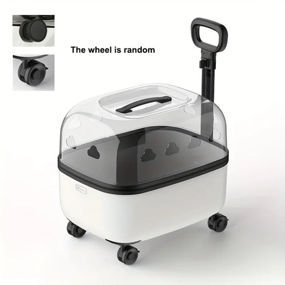 Panoramic Pet Carrier with 360-Degree Visibility for Travel