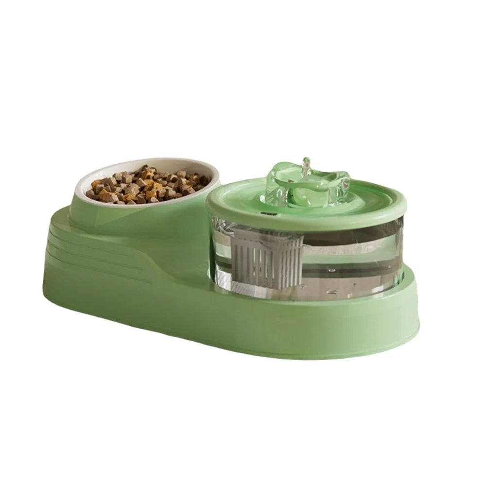 2-in-1 Automatic Pet Water Fountain with Filter