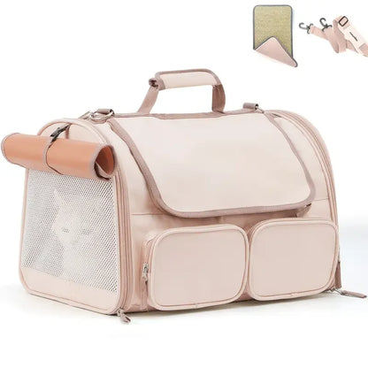 Airline Approved Soft-Sided Pet Carrier Backpack for Cats Dogs