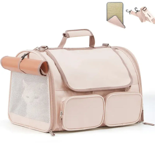 Airline Approved Soft-Sided Pet Carrier Backpack for Cats Dogs