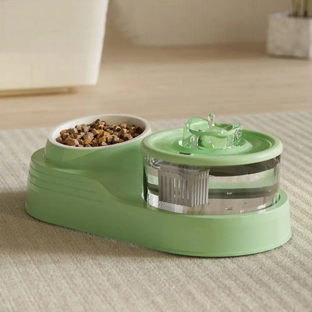 2-in-1 Automatic Pet Water Fountain with Filter