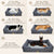 Extra Large Orthopedic Dog Bed with Soft Calming Bolster