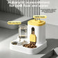 2-in-1 Automatic Pet Feeder and Water Bowl for Cats