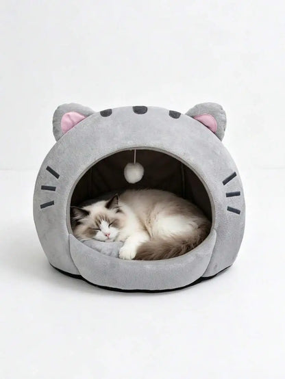Cute Soft Cat Bed House for Small Medium Large Cats