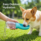 Portable Travel Pet Water Bottle with Integrated Drinking Bowl