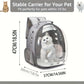 Portable Double-Shoulder Space Capsule Backpack for Cats and Pets