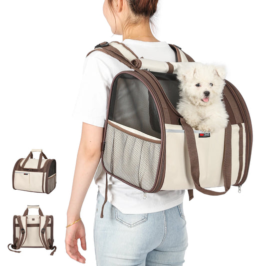 Large Dog Carrier Backpack for Pets Up to 9KG Travel