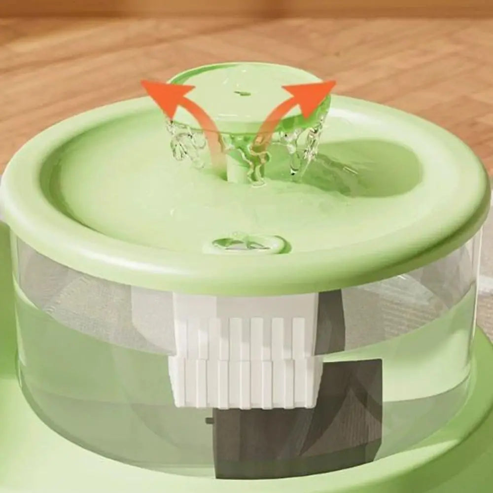 2-in-1 Automatic Pet Water Fountain with Filter
