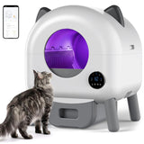 72L Automatic Self-Cleaning Cat Litter Box with App Control